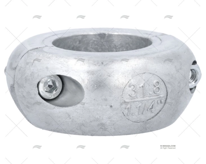 ANODO ZINCO COLLARE  31,8mm PIANO