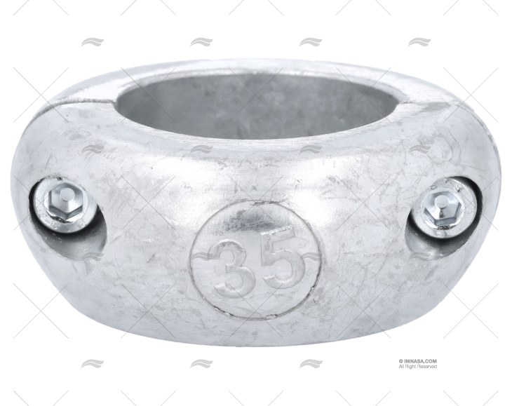 ANODO ZINC COLLARIN  35mm PLANO