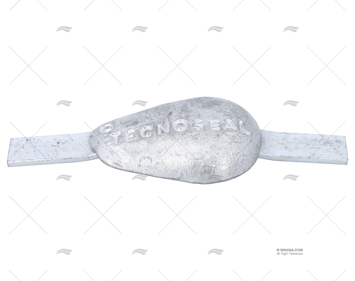 ZINC OVAL FISH ANODE W/PLATE 1kg