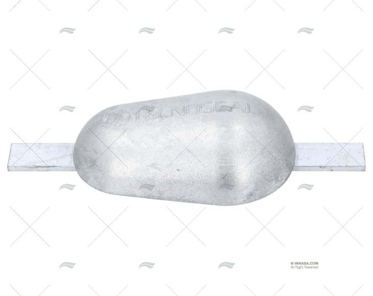 ZINC OVAL FISH ANODE W/PLATE 1kg