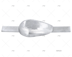 ÂNODO ZINCO OVAL 1kg   SOLDAR GUARDIAN