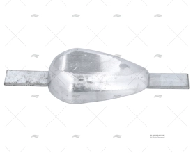 ANODO ZINCO OVALE 1,8kg DA SALDARE GUARDIAN