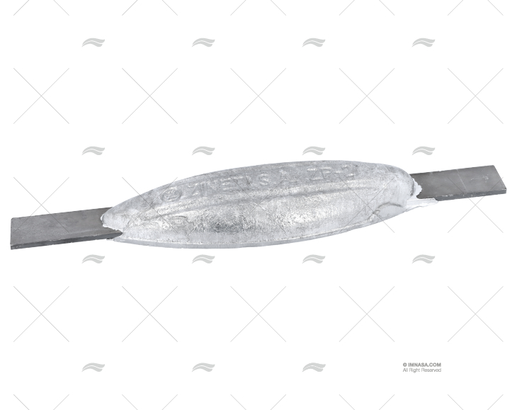 ANODO ZINCO PESCE  2 kg  DA SALDARE ZINETI