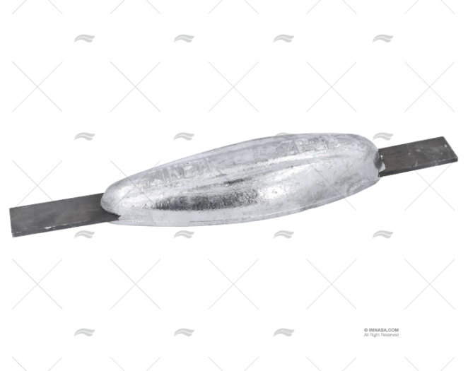 ÂNODO ZINCO PEIXE  2,5kg SOLDAR ZINETI
