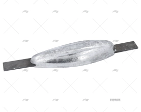 ÂNODO ZINCO PEIXE  2,5kg SOLDAR ZINETI