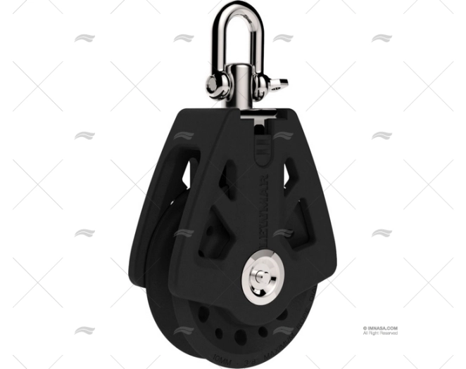 PULEGGIA SYNCHRO T/60 SINGOLA NERA LEWMAR