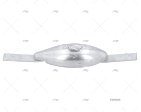 ÂNODO ZINCO PEIXE 0,5kg SOLDAR GUARDIAN