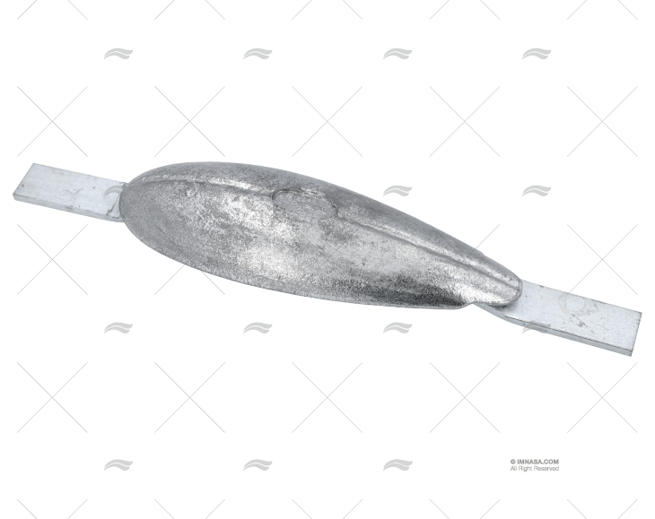 ÂNODO ZINCO PEIXE 3,2kg PARA SOLDAR TECNOSEAL