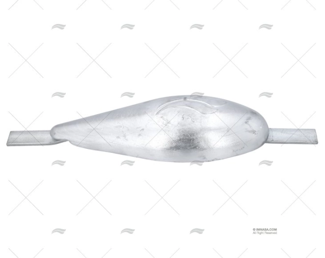 ANODO IN ZINCO A PESCE 3,2kg DA SALDARE GUARDIAN