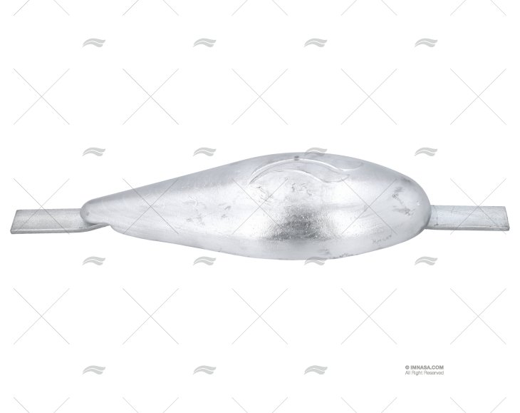ANODO IN ZINCO A PESCE 3,2kg DA SALDARE GUARDIAN