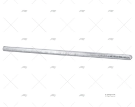 ANODO ZINCO BARRA  16x400mm 0,610kg