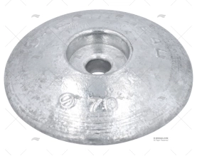 ÂNODO ZINCO LEME  70mm PESADO TECNOSEAL