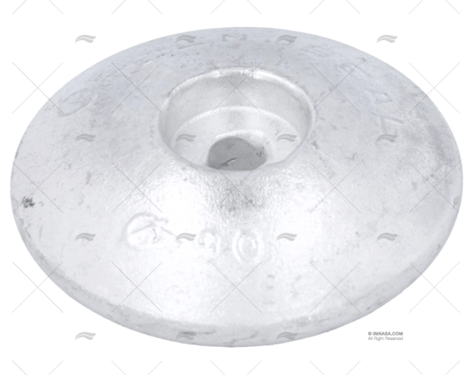 ANODO ALLUMINIO TIMONE 90mm PESANTE TECNOSEAL