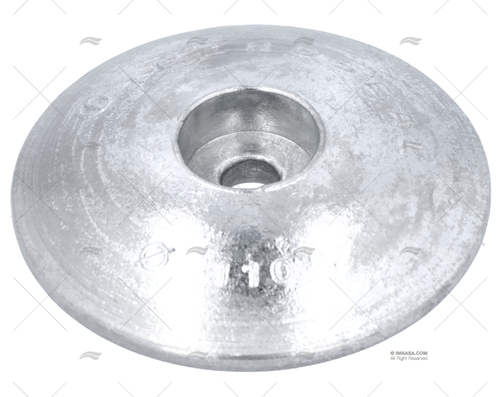 ÂNODO ZINCO LEME 110mm PESADO TECNOSEAL