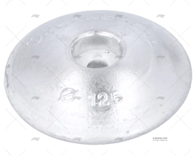 ANODO ALLUMINIO PIASTRA 125mm TECNOSEAL