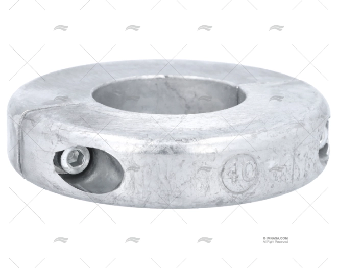 ÂNODO ZINCO ANEL  40mm PLANO