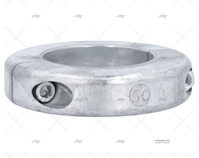 ÂNODO ZINCO ANEL  50mm PLANO