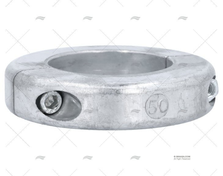 ÂNODO ZINCO ANEL  50mm PLANO