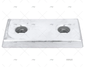 ANODO ZINCO PIASTRA PF5 8kg GUARDIAN