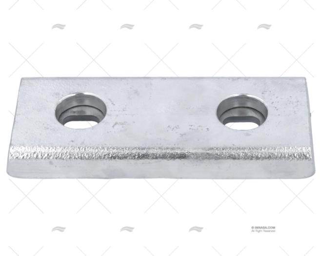ÂNODO ZINCO RETANGULAR 200x80x22