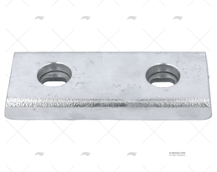 ANODO ZINCO RETTANGOLARE 200x80x22
