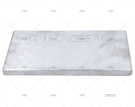 ANODO ZINCO PIASTRA BOILER 300x150x22 TECNOSEAL