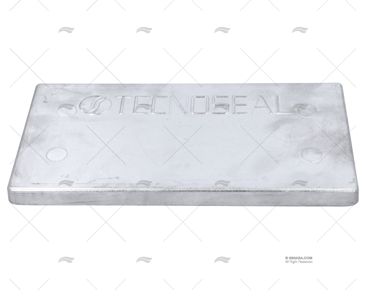 ÂNODO ZINCO PLACA ESQUENTADOR 300x150x22 TECNOSEAL