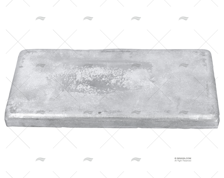 ANODE ZINC PLAQUE CHAUFFE-EAU 300x150x22 GUARDIAN