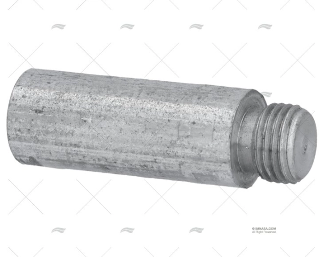 ANODO ZINCO CATERP. 40X16mm 1/4" ZINETI
