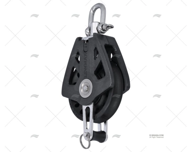 PULEGGIA SINCRO SEMPLICE T/60 C/RONDELLA.10mm NERO LEWMAR