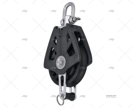 PULEGGIA SINCRO SEMPLICE T/60 C/RONDELLA.10mm NERO LEWMAR