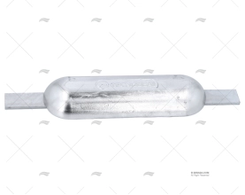 ÂNODO ZINCO PLACA 2,2kg SOLDAR TECNOSEAL