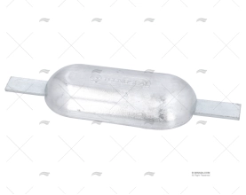 ÂNODO ZINCO PLACA 3 kg  SOLDAR TECNOSEAL