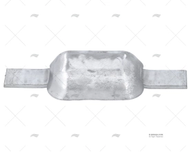 ÂNODO ZINCO PLACA 1Kg   SOLDAR GUARDIAN
