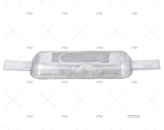 ÂNODO ZINCO PLACA 1,8kg SOLDAR GUARDIAN