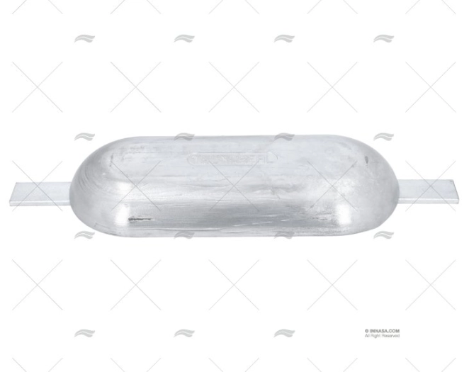 ÂNODO ZINCO PLACA 7,8KG SOLDAR TECNOSEAL