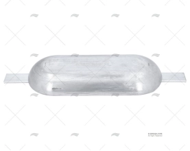 ANODO A PIASTRA IN ZINCO 7,8KG DA SALDARE TECNOSEAL