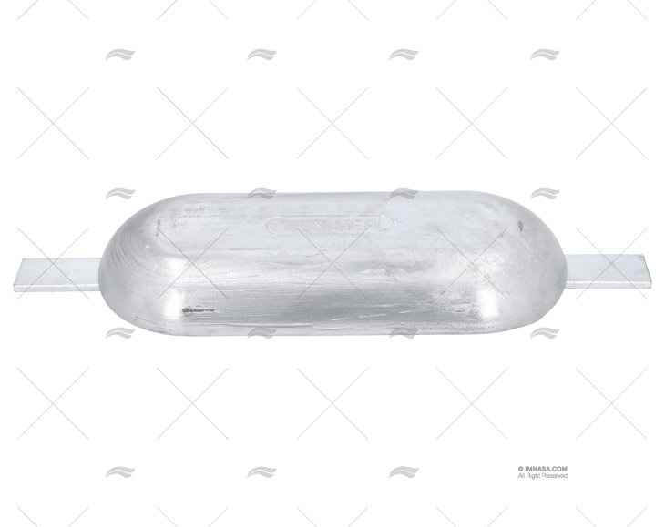 ÂNODO ZINCO PLACA 7,8KG SOLDAR TECNOSEAL