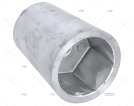 ANODO ZINCO PUNTA ASSE  40mm CON COPIGLIA