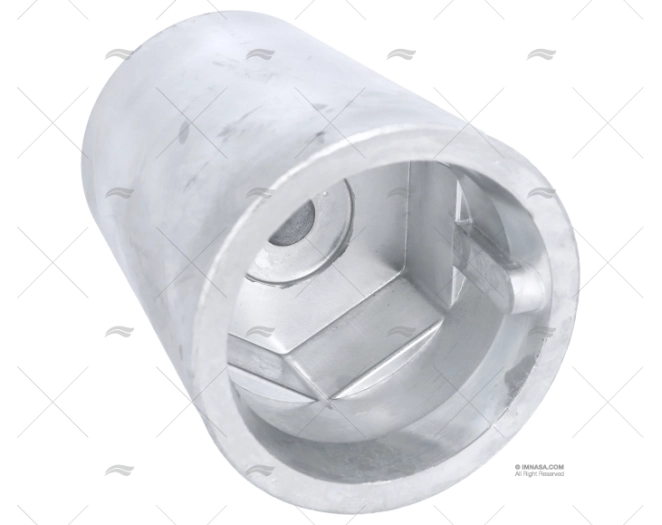 ANODO ZINC PUNTA EJE  50mm CHAVETEADO