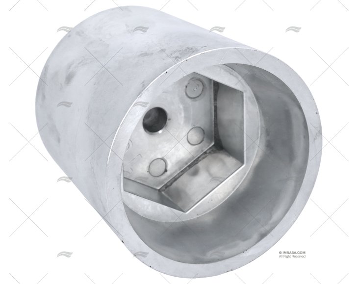 ANODO ZINCO PUNTA ASSE 100mm ESAGONALE