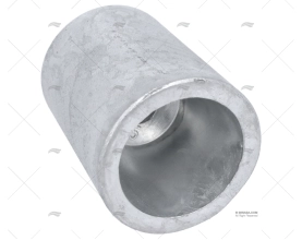 ANODO ZINCO PUNTA ASSE  25mm RADICE