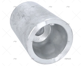 ANODO ZINCO PUNTA ASSE  30mm RADICE