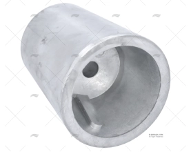 ANODO ZINCO PUNTA ASSE  50mm CHIAVETTATO
