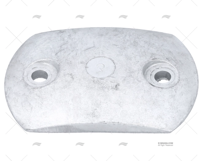 ANODE ZINC PLAQUE RENAULT 80x54MM