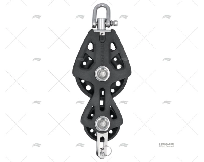 POLIA SINCRO T/72 VIOLIN+ARRA. 12mm BK LEWMAR