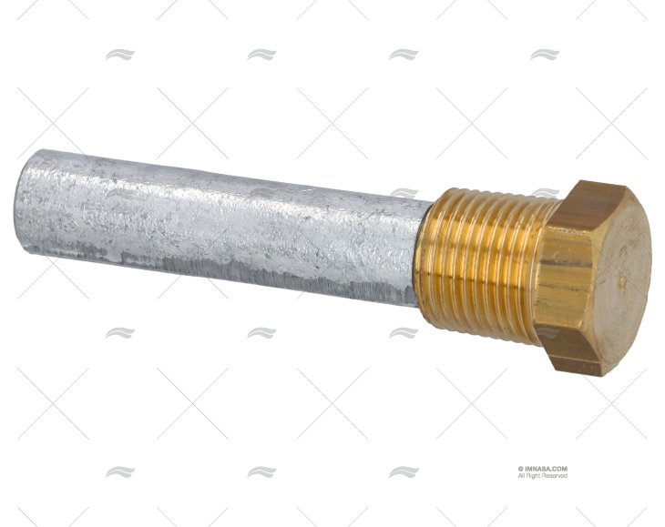 ÂNODO ZINCO PERNO 50X12mm 3/8" ZINETI