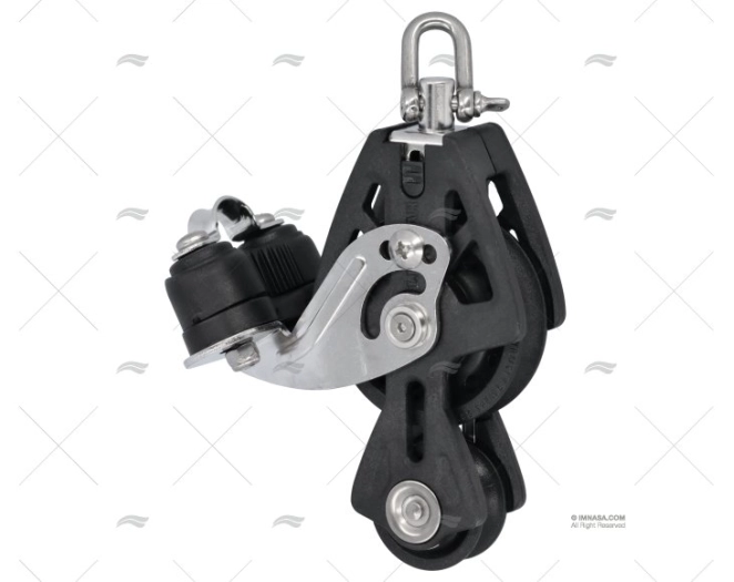 POLIA SINCRO VIOLIN+MORDEDOR MAX.10mm BK LEWMAR