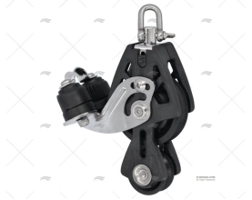 POLIA SINCRO VIOLIN+MORDEDOR MAX.10mm BK LEWMAR