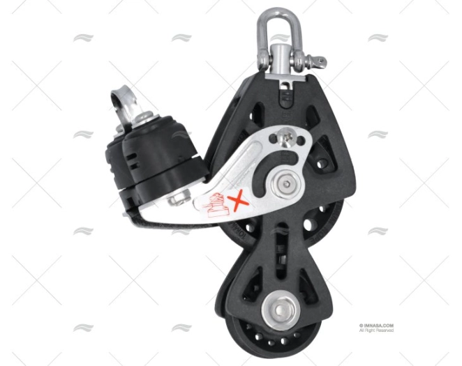 POLIA SYNCHRO VIOLIN+MORDEDOR. T/60 10mm BK LEWMAR